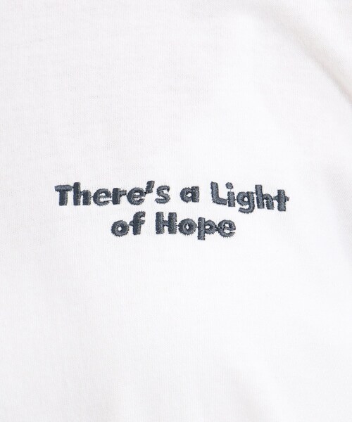 PINK-latte（ピンクラテ）の「◆【130cm/165cmサイズあり】ラテクマロンT（Tシャツ/カットソー・キッズ・ライトベージュ/ライトブルー/オフホワイト/チャコールグレー・02/13/14/15 /16）」の7枚目の写真