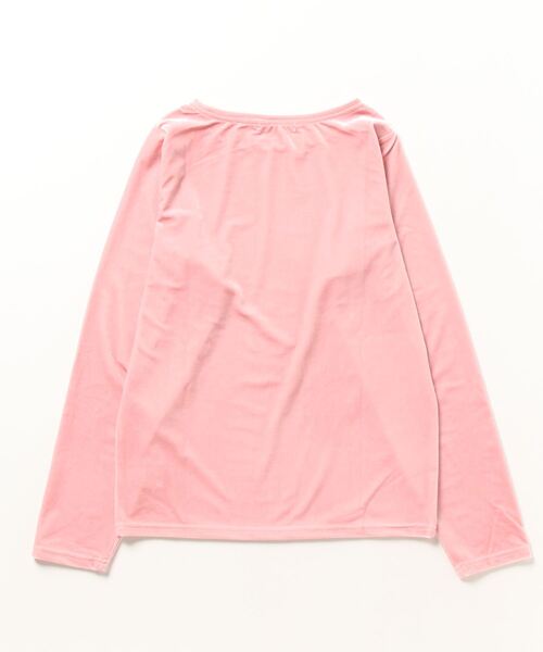 JF Ready Made（ジェイエフレディメイド）の「[Jf Ready Made/ジェイエフレディメイド] クルーネックベロアカットソー（Tシャツ/カットソー・レディース・ピンク/ブラック/グレー/イエロー・F）」の5枚目の写真