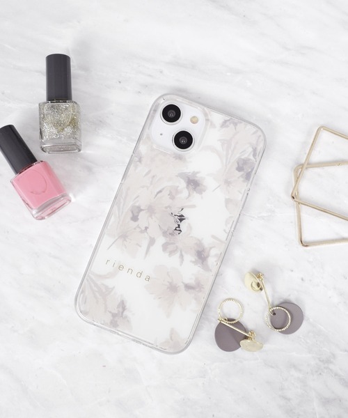 rienda（リエンダ）の「iPhone15 iPhone15Pro リエンダ [TPUクリアケース/Dress Flower]（スマホケース/カバー・レディース・オフホワイト/ベージュ・iPhone 15/iPhone 15 Pro）」の5枚目の写真
