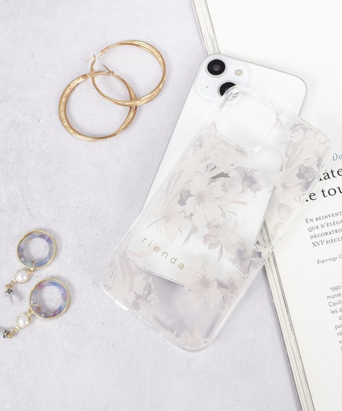 rienda（リエンダ）の「iPhone15 iPhone15Pro リエンダ [TPUクリアケース/Dress Flower]（スマホケース/カバー・レディース・オフホワイト/ベージュ・iPhone 15/iPhone 15 Pro）」の9枚目の写真