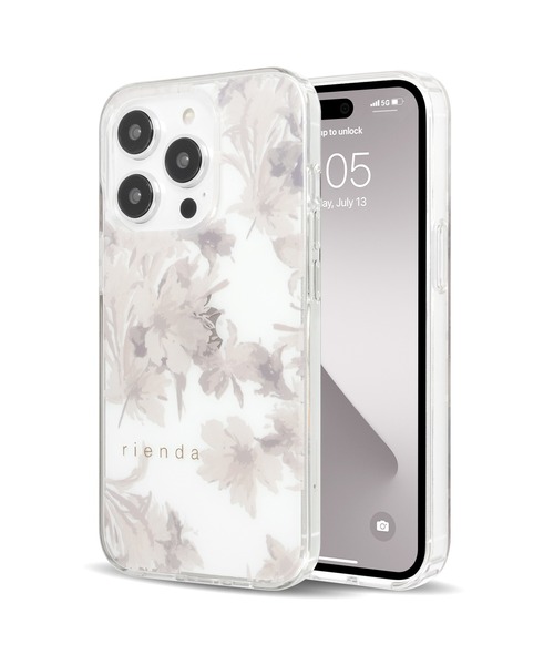 rienda（リエンダ）の「iPhone15 iPhone15Pro リエンダ [TPUクリアケース/Dress Flower]（スマホケース/カバー・レディース・オフホワイト/ベージュ・iPhone 15/iPhone 15 Pro）」の10枚目の写真