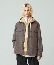 J.PRESS YORK STREET（ジェイプレスヨークストリート）の「【UNISEX】チェックCPOジャケット（ブルゾン）」