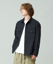 J.PRESS YORK STREET（ジェイプレスヨークストリート）の「【UNISEX】チェックCPOジャケット（ブルゾン）」