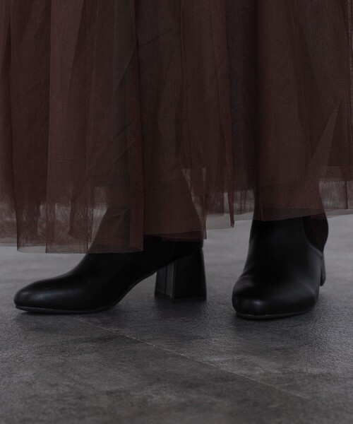 BEAMS HEART（ビームスハート）の「BEAMS HEART / チュール ロングスカート（スカート・レディース・ブラック/ブラウン・FREE）」の14枚目の写真