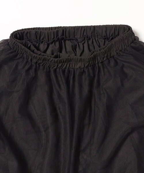 BEAMS HEART（ビームスハート）の「BEAMS HEART / チュール ロングスカート（スカート・レディース・ブラック/ブラウン・FREE）」の16枚目の写真