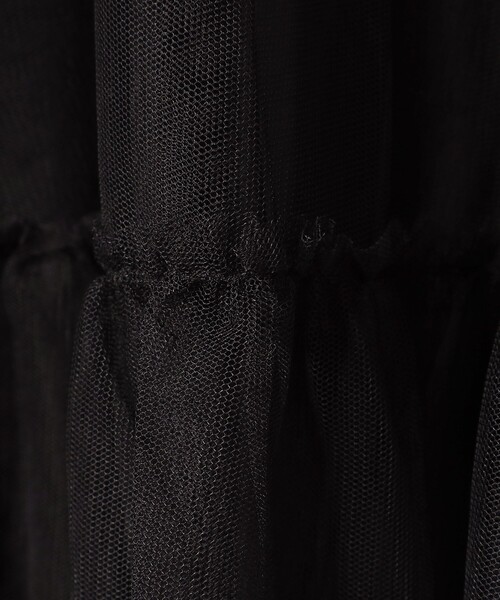 BEAMS HEART（ビームスハート）の「BEAMS HEART / チュール ロングスカート（スカート・レディース・ブラック/ブラウン・FREE）」の17枚目の写真