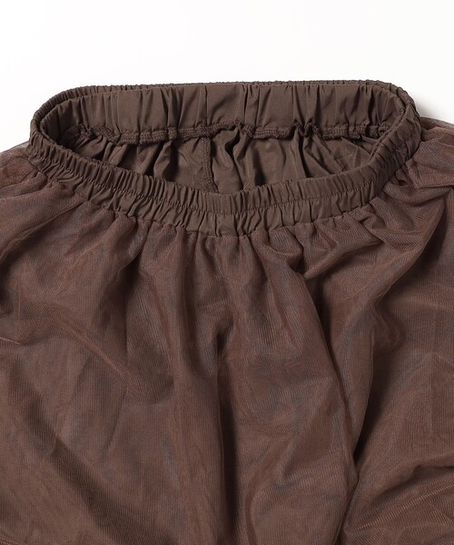 BEAMS HEART（ビームスハート）の「BEAMS HEART / チュール ロングスカート（スカート・レディース・ブラック/ブラウン・FREE）」の19枚目の写真