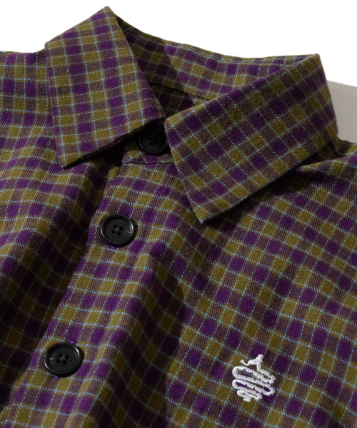 未使用に近い❗】ALDIES ラージネルシャツ パープル Mサイズ しょっぱく