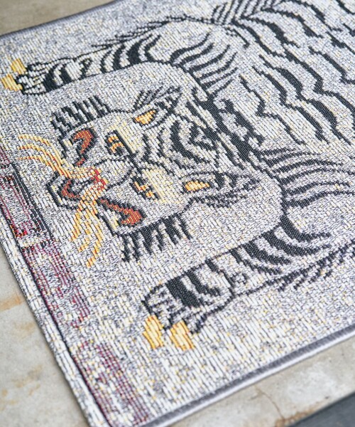 POST GENERAL（ポストジェネラル）の「POST GENERAL/ポストジェネラル 別注 TO-GO MAT / トゥーゴーマット（ラグ/マット・メンズ・オレンジ/ホワイト/ブラック/グレー・ONE SIZE）」の11枚目の写真