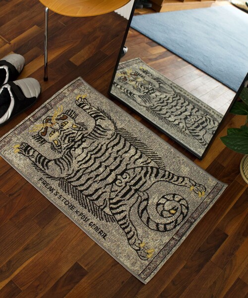 POST GENERAL（ポストジェネラル）の「POST GENERAL/ポストジェネラル 別注 TO-GO MAT / トゥーゴーマット（ラグ/マット・メンズ・オレンジ/ホワイト/ブラック/グレー・ONE SIZE）」の13枚目の写真