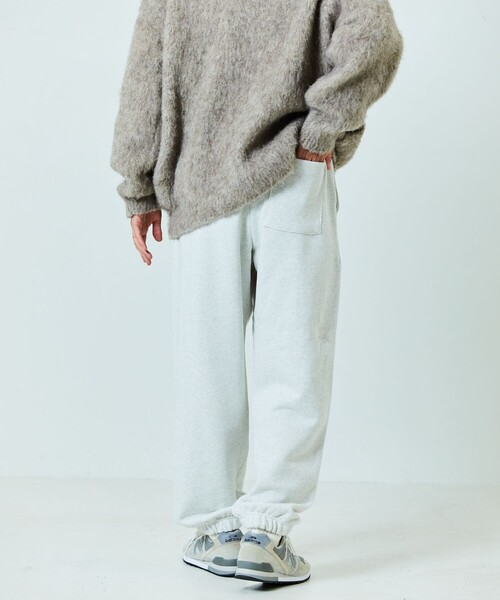 FREAK'S STORE(フリークスストア)の「15oz HEAVY WEIGHT SWEAT PANTS /15オンス ヘビーウェイト スウェットパンツ/リラックスフィット/USAコットン(スウェットパンツ・メンズ・ライトグレー/グリーン/チャコールグレー/グレー・LARGE/MEDIUM/SMALL)」の9枚目の写真