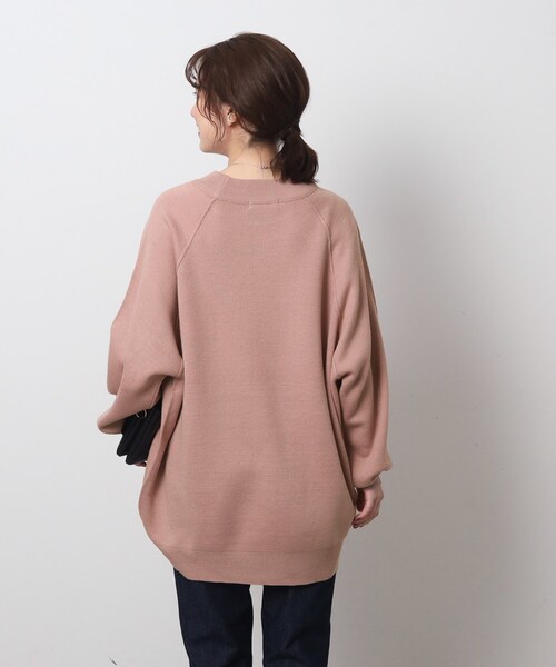 SHOO・LA・RUE(シューラルー)の「◆【体型カバー】ビッグシルエット なめらか ドルマンニット(ニット/セーター・レディース・ベージュ/アイボリー/グリーン系/ピンク系/チャコールグレー・00)」の20枚目の写真