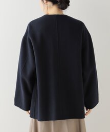 Spick and Span リバーオープンカラーミドル丈コート