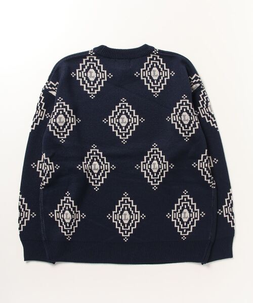 LIBERE(リベーレ)の「CHIMAYO KNIT(ニット/セーター・メンズ・レッド/ネイビー・M/S/L)」の13枚目の写真