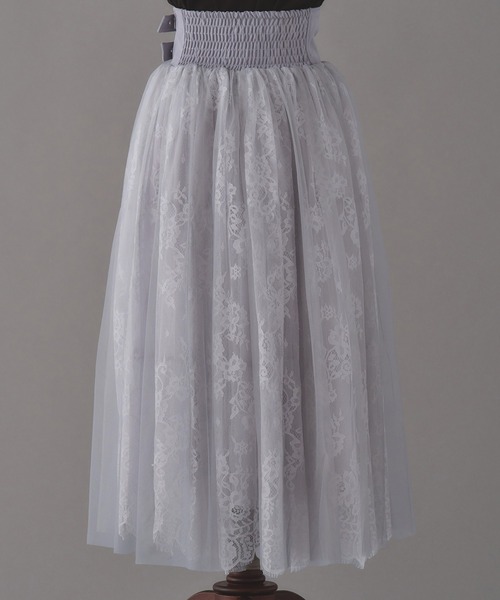 emiriawiz(エミリアウィズ)の「Double buckle volume tulle skirt(スカート・レディース・ブラック/グレー/ベージュ・SMALL/MEDIUM)」の12枚目の写真