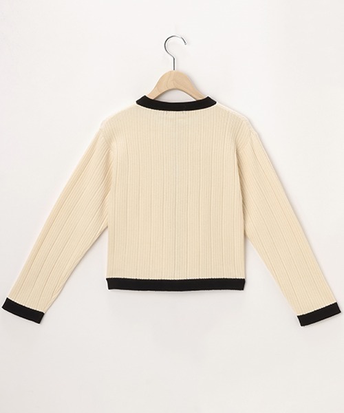by LOVEiT（バイラビット）の「パールボタンニットカーディガン（カーディガン/ボレロ・キッズ・アイボリー/モカ/ブラック・130cm/150cm/160cm/140cm/120cm）」の11枚目の写真