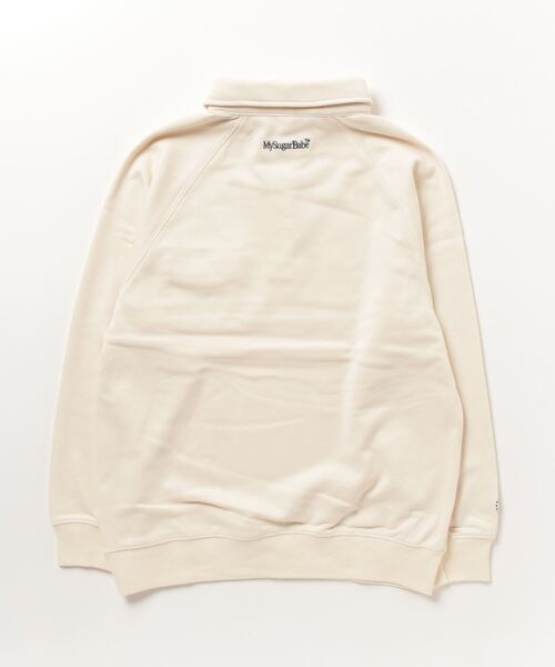 My sugar Babe(マイシュガーベイブ)の「MSB patch logo sweat polo shirt(スウェット・メンズ・ブルー/グレー/グリーン/アイボリー・LARGE/MEDIUM)」の8枚目の写真