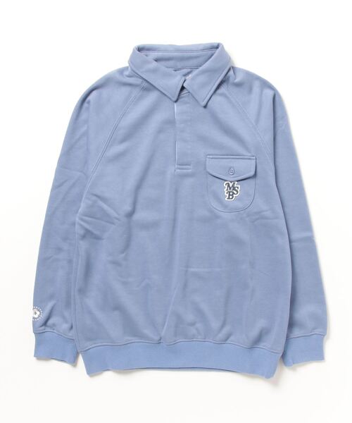 My sugar Babe(マイシュガーベイブ)の「MSB patch logo sweat polo shirt(スウェット・メンズ・ブルー/グレー/グリーン/アイボリー・LARGE/MEDIUM)」の12枚目の写真