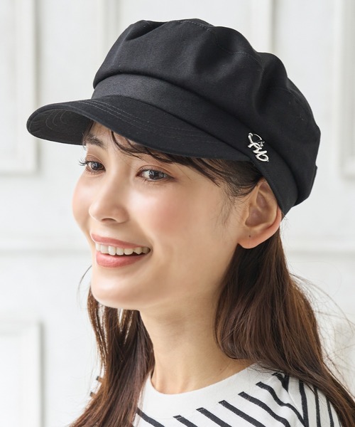 Honeys（ハニーズ）の「マリンキャスケット（キャスケット・レディース・ブラック系その他/ブラック/ベージュ/アイボリー・FREE）」の4枚目の写真