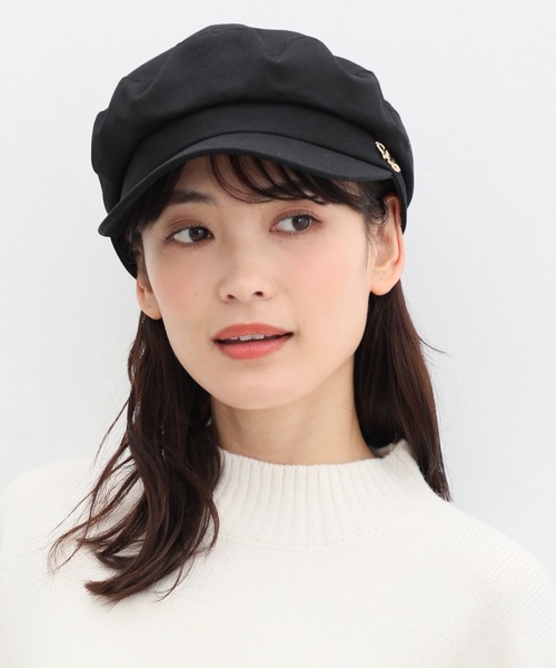 Honeys（ハニーズ）の「マリンキャスケット（キャスケット・レディース・ブラック系その他/ブラック/ベージュ/アイボリー・FREE）」の3枚目の写真