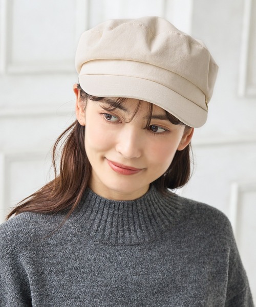 Honeys（ハニーズ）の「マリンキャスケット（キャスケット・レディース・ブラック系その他/ブラック/ベージュ/アイボリー・FREE）」の5枚目の写真