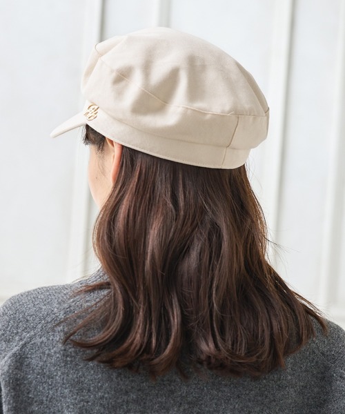 Honeys（ハニーズ）の「マリンキャスケット（キャスケット・レディース・ブラック系その他/ブラック/ベージュ/アイボリー・FREE）」の7枚目の写真