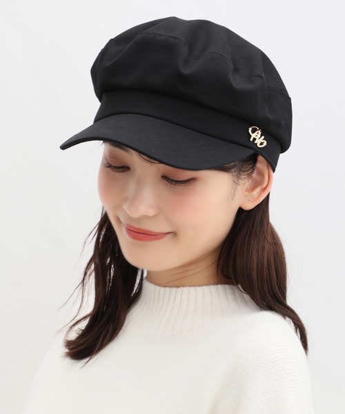 Honeys（ハニーズ）の「マリンキャスケット（キャスケット・レディース・ブラック系その他/ブラック/ベージュ/アイボリー・FREE）」の8枚目の写真