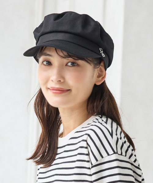 Honeys（ハニーズ）の「マリンキャスケット（キャスケット・レディース・ブラック系その他/ブラック/ベージュ/アイボリー・FREE）」の11枚目の写真