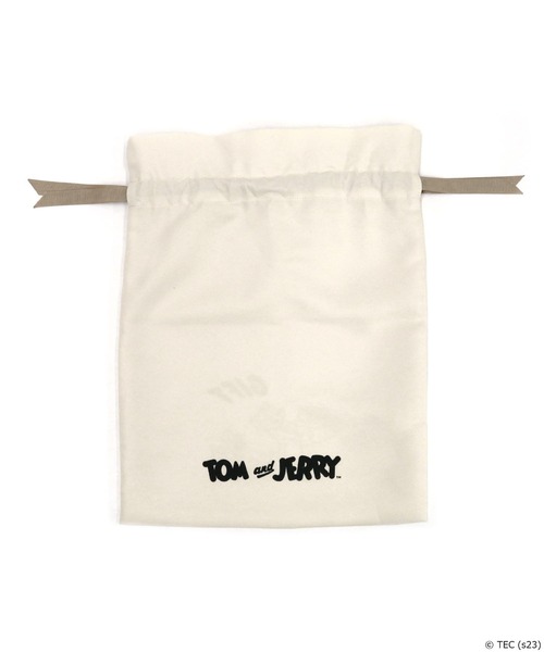 Tom＆Jerry（トムアンドジェリー）の「【公式】TOMandJERRY ラッピング巾着ポーチ（ラッピングキット・レディース・ベージュ・S/M/L）」の6枚目の写真