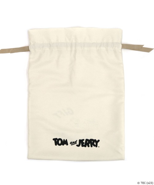 Tom＆Jerry（トムアンドジェリー）の「【公式】TOMandJERRY ラッピング巾着ポーチ（ラッピングキット・レディース・ベージュ・S/M/L）」の8枚目の写真