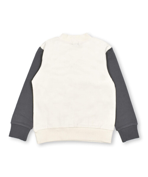 BeBe（ベベ）の「BIGロゴ配色トレーナー(80~150cm)（スウェット・キッズ・ブラック系その他/ブルー系その他・150cm/130cm/100cm/140cm/120cm/80ｃｍ/90cm/110cm）」の12枚目の写真