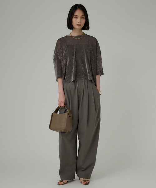 コットンナイロンタックパンツ（その他パンツ）｜BABYLONE（バビロン