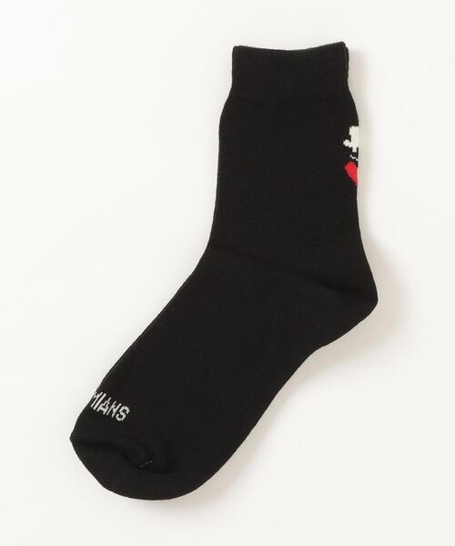 BOHEMIANS（ボヘミアンズ）の「BOHEMIANS/ボヘミアンズ　BACK LOVE&HAT SOCKS ソックス　ウィメンズ（ソックス/靴下・レディース・ホワイト/ブラック/ピンク/モスグリーン・F）」の7枚目の写真