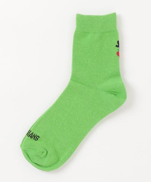 BOHEMIANS（ボヘミアンズ）の「BOHEMIANS/ボヘミアンズ　BACK LOVE&HAT SOCKS ソックス　ウィメンズ（ソックス/靴下・レディース・ホワイト/ブラック/ピンク/モスグリーン・F）」の9枚目の写真