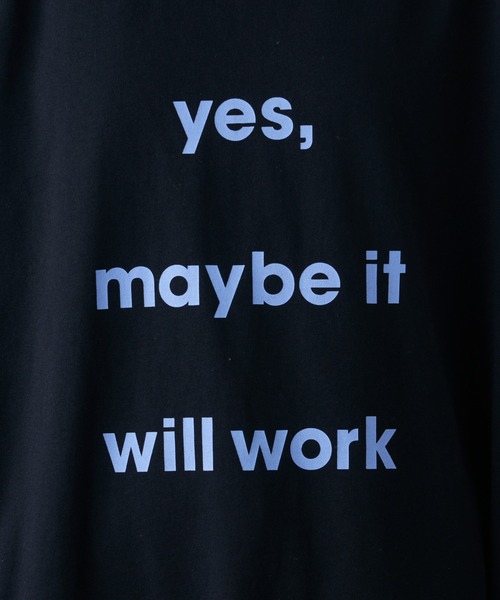 CIAOPANIC TYPY（チャオパニックティピー）の「【UNISEX】メッセージプリントロンTee（Tシャツ/カットソー・メンズ・グレー/イエロー/ホワイト/グレー系その他/ブラック/ブラウン/ブルー・LARGE/MEDIUM）」の9枚目の写真