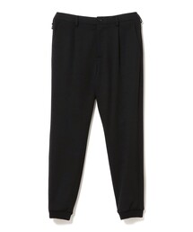 ORTELO / ウールジャージー 1プリーツ リブパンツ