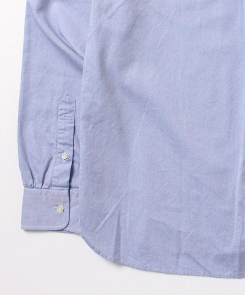 BEAMS PLUS（ビームスプラス）の「BEAMS PLUS / 120/3 オックスフォード レギュラーカラーシャツ（シャツ/ブラウス・メンズ・ホワイト/サックスブルー・MEDIUM/LARGE/X-LARGE/SMALL/XX-LARGE/X-SMALL）」の17枚目の写真