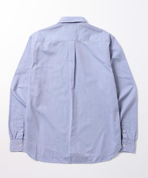 BEAMS PLUS（ビームスプラス）の「BEAMS PLUS / 120/3 オックスフォード レギュラーカラーシャツ（シャツ/ブラウス・メンズ・ホワイト/サックスブルー・MEDIUM/LARGE/X-LARGE/SMALL/XX-LARGE/X-SMALL）」の14枚目の写真