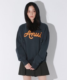 Anui | 【UNISEX】レタリングロゴフーディ(パーカー)