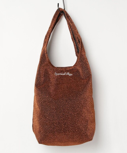 fredy emue(フレディエミュ)の「ラメワンポイント刺繍トートバッグ(トートバッグ・レディース・シルバー/オレンジ/グリーン・FREE)」の12枚目の写真