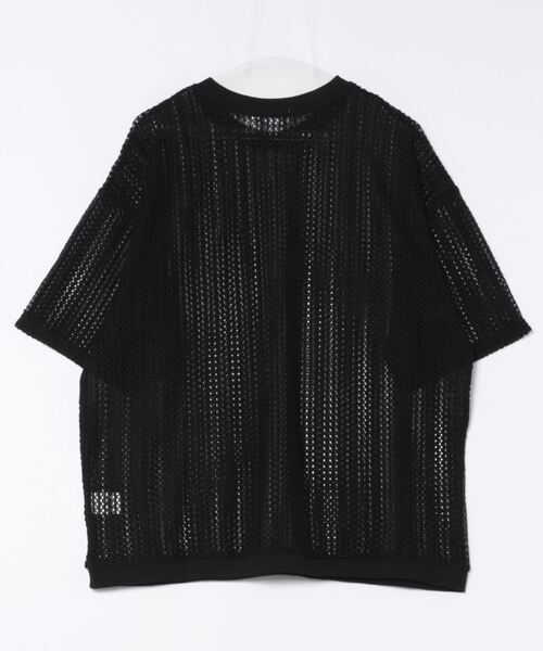 JUGLANS(ユグランス)の「【ATELANE】カットレースクルーショートスリーブTシャツ/メンズ(Tシャツ/カットソー・メンズ・ベージュ/ブラック/ホワイト・L/M/XL)」の4枚目の写真