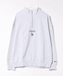 MLB | 【MLB別注】ワッペン刺繍プリントハーフジップ(スウェット)