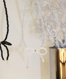 U by SPICK&SPAN（ユーバイスピックアンドスパン）の「≪追加≫Beads Ribbon Choker（ネックレス）」
