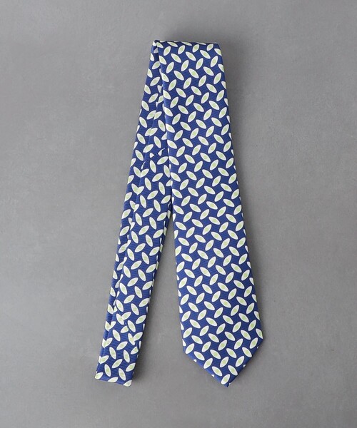 ERRICO FORMICOLA(エッリコフォルミコラ)の「<ERRICO FORMICOLA>オーバル プリント ネクタイ(ネクタイ・メンズ・ブラウン/ネイビー・FREE)」の2枚目の写真