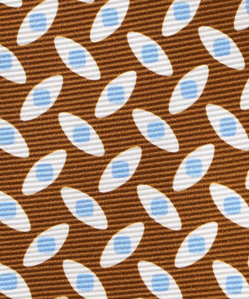 ERRICO FORMICOLA(エッリコフォルミコラ)の「<ERRICO FORMICOLA>オーバル プリント ネクタイ(ネクタイ・メンズ・ブラウン/ネイビー・FREE)」の4枚目の写真