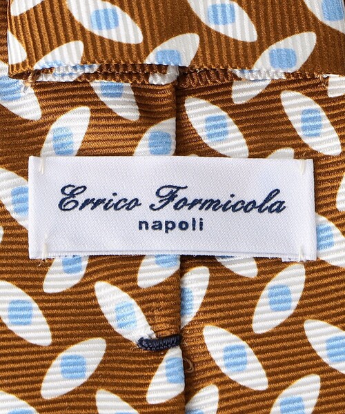 ERRICO FORMICOLA(エッリコフォルミコラ)の「<ERRICO FORMICOLA>オーバル プリント ネクタイ(ネクタイ・メンズ・ブラウン/ネイビー・FREE)」の9枚目の写真