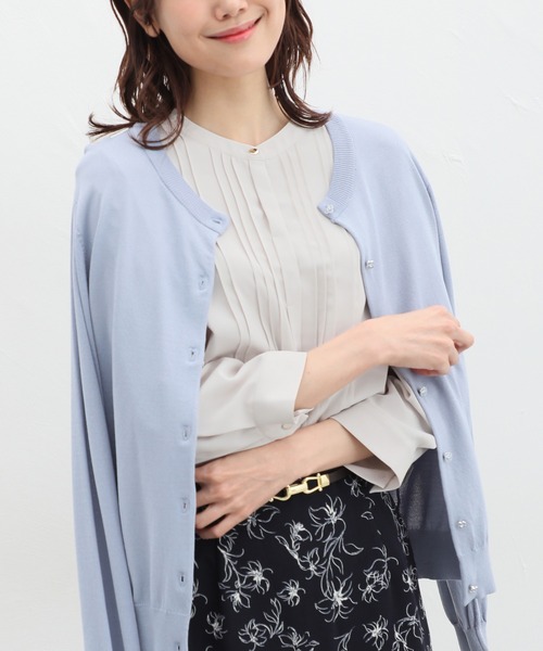 8分袖ピンタックブラウス（シャツ/ブラウス）｜Honeys（ハニーズ）の