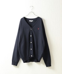U.S. POLO ASSN. | 【U.S. POLO ASSN.】 天竺編み スプリングニットカーディガン(カーディガン/ボレロ)