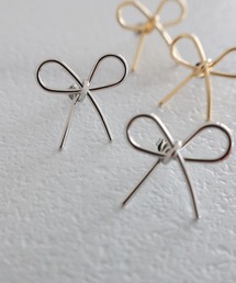 LAKOLE | 華奢リボンピアス / 105170(ピアス(両耳用))