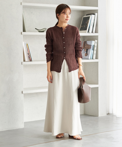 ブラウス シャツ 「追加」LES ATELIERS FRANCAIS DE CONFECTION 別注 2WAY RBN トップス レディース plage ブラウス シャツ 「追加」LES ATELIERS FRANCAIS DE